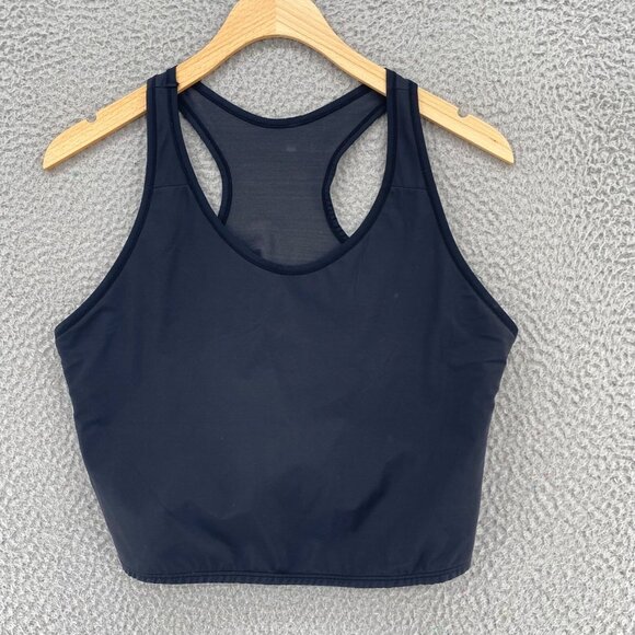 Huji Sports Bra Womens 2XL Black Racerback Full Coverage Stretch Pullover Active - Picture 9 of 10
